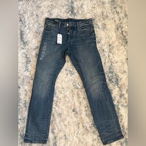 NWT Express Men’s Size 32x32 Slim Dark Wash Denim Jeans